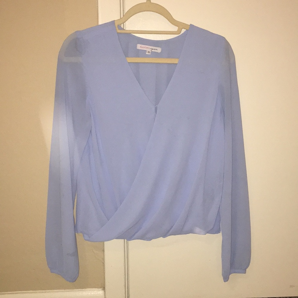 Light blue blouse